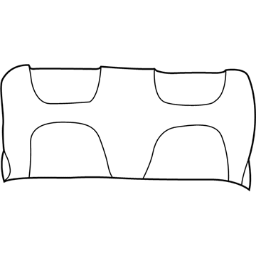UE032T5AB Mopar Rear Seat Back Illustration 1 of 1