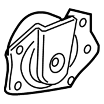 5086709AC Mopar Engine Mount Support Illustration 1 of 1