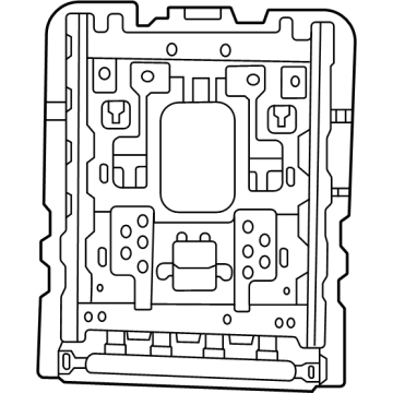 Mopar 68544901AA Frame-Third Row Seat Back 68544901AA Mopar Frame-Third Row Seat Back Illustration 1 of 1