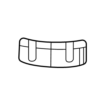 Mopar 68543967AA Shield-HEADREST 68543967AA Mopar Shield-HEADREST Illustration 1 of 1