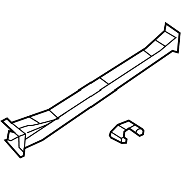 Jeep Wrangler Rear Crossmember - 68003493AC