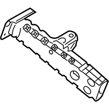 Mopar 68050421AD Front Rail Extension 68050421AD Mopar Front Rail Extension Illustration 1 of 1