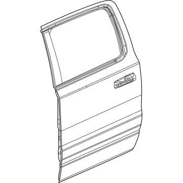 68292594AH Mopar DOOR-REAR Illustration 1 of 1