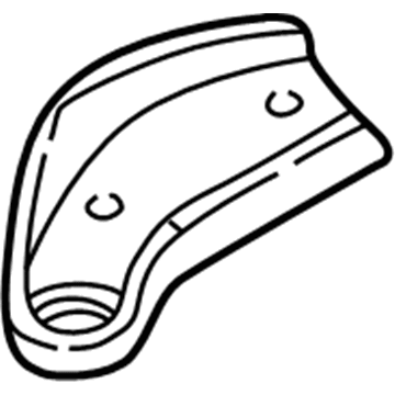 4116591 Mopar Bracket F/SUSPENSION JOUNCE Bumper Illustration 1 of 1