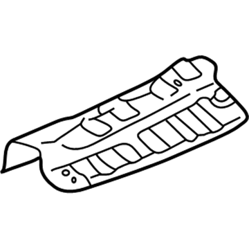 MR974560 Mopar Heat Shield Illustration 1 of 1