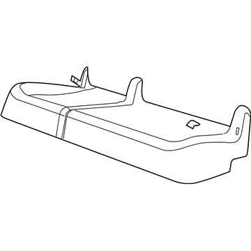 1RT921S3AA Mopar Rear Seat Cushion Cover Illustration 1 of 1