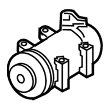 55037617AD Mopar Air Conditioning Compressor Illustration 1 of 1