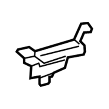 68518799AA Mopar BRACKET-AIR BAG Illustration 1 of 1
