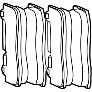 2010 Jeep Grand Cherokee Brake Pad - 68002193AA