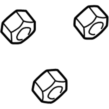 6503056 Mopar Nut-Round Illustration 1 of 1