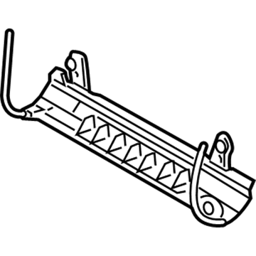 Mopar 1LB331DVAA Seat Back Panel 1LB331DVAA Mopar Seat Back Panel Illustration 1 of 1