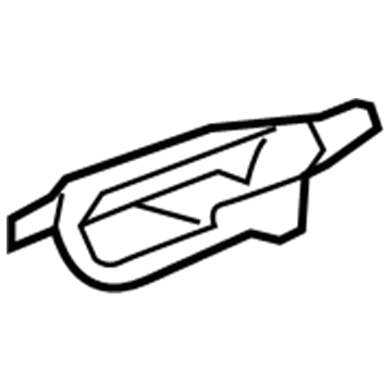 55077957AA Mopar Bumper Bracket Illustration 1 of 1