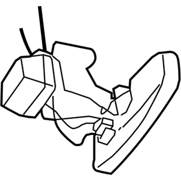 2008 Jeep Commander Car Mirror - 55157059AC