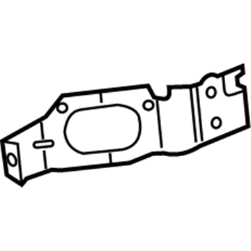 68349548AB Mopar Rear Bumper Bracket Illustration 1 of 1