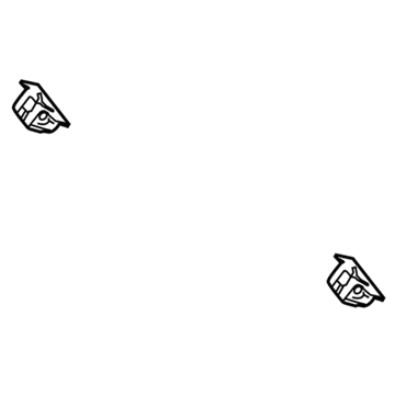 6510468AA Mopar Nut Illustration 1 of 1