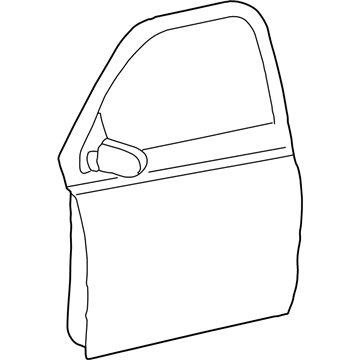 55276055AB Mopar Front Door Illustration 1 of 1