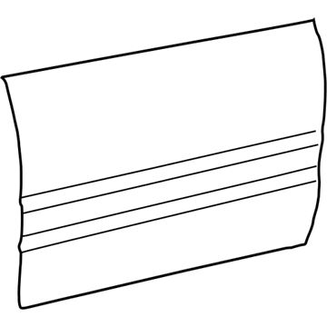 55276057AB Mopar Front Door Outer Repair Door Illustration 1 of 1