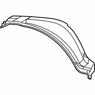 68159160AB Mopar Wheelhouse Outer Panel Illustration 1 of 1