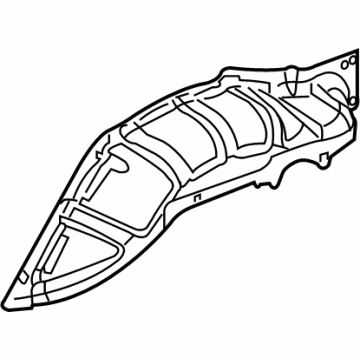 68070801AB Mopar Rear Inner Wheel/House Illustration 1 of 1