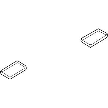 MB596502 Mopar Lens-License Lamp Illustration 1 of 1