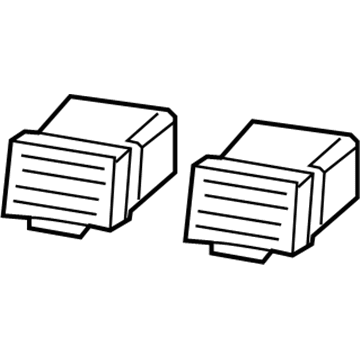 1SQ98DX9AE Mopar Center Outlet Illustration 1 of 1