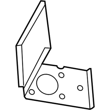 Mopar 55351227AE Steering Column Bracket 55351227AE Mopar Steering Column Bracket Illustration 1 of 1