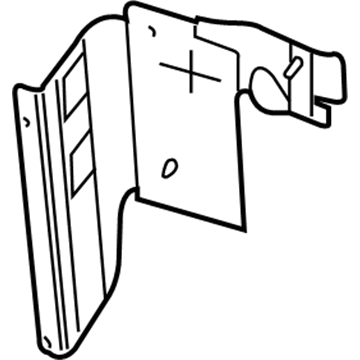 55057070AA Mopar Radiator Side Air Seal Illustration 1 of 1