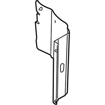55057069AA Mopar Radiator Side Air Seal Illustration 1 of 1