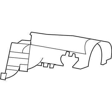 2015 Dodge Journey Steering Column Cover - 1RN30DX9AD