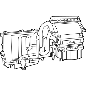 68232368AA Mopar Housing-A/C And Heater Illustration 1 of 1