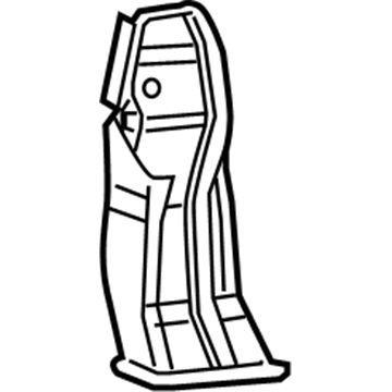 68038529AA Mopar Duct-Floor Illustration 1 of 1