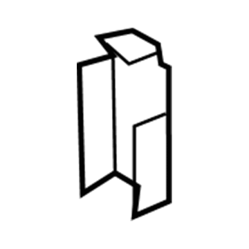 5029480AC Mopar Front Bumper Side Bracket Illustration 1 of 1