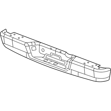5029511AB Mopar Rear Bumper Illustration 1 of 1