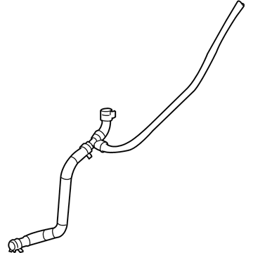 68031851AJ Mopar Power Steering Return Hose Illustration 1 of 1