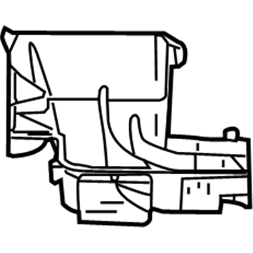 5061405AA Mopar Floor Duct Illustration 1 of 1
