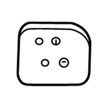 5061389AC Mopar Seal-Heater Tubes Illustration 1 of 1