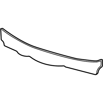 Mopar 52079768AA Radiator Lower Seal 52079768AA Mopar Radiator Lower Seal Illustration 1 of 1