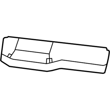 5NA60DX9AB Mopar Rear Seat Cushion Cover Right Illustration 1 of 1