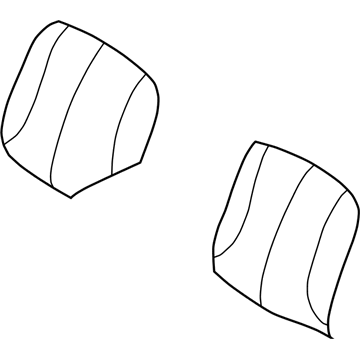 Mopar 1BN991L5AA Front Seat Back Driver Cover 1BN991L5AA Mopar Front Seat Back Driver Cover Illustration 1 of 1