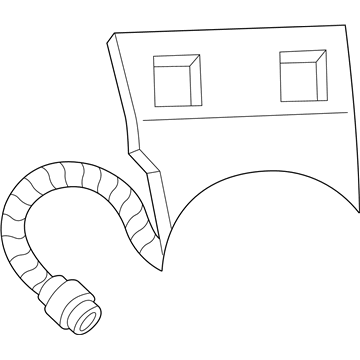 Mopar 55077548AA Fog Lamp Bracket 55077548AA Mopar Fog Lamp Bracket Illustration 1 of 1