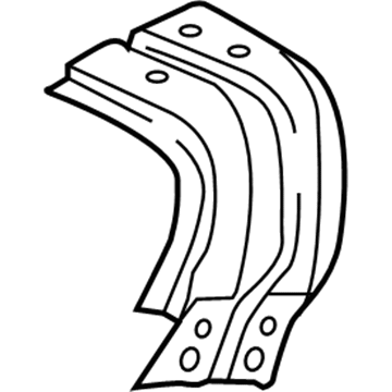 Mopar 68143685AB Fender Mounting Front Bracket 68143685AB Mopar Fender Mounting Front Bracket Illustration 1 of 1