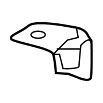 68143672AA Mopar Fender Mounting Bracket Illustration 1 of 1