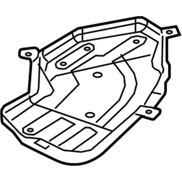 Mopar Fuel Tank Skid Plate - 68061321AE