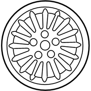 2002 Dodge Intrepid Spare Wheel - TU70PAKAB