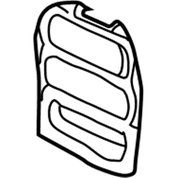 MN80JX8AC Mopar Instrument Panel Bezel Illustration 1 of 1