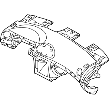 LK10XDVAH Mopar Instrument Panel-Upper Illustration 1 of 1