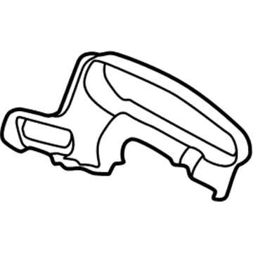 TK511L2AA Mopar Cluster Bezel Illustration 1 of 1