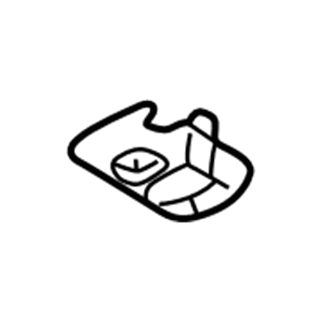 55295800AD Mopar Jack Bracket Illustration 1 of 1