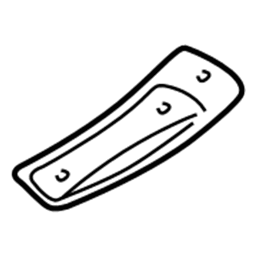 55137222AA Mopar REINFMNT-Rear Floor Pan Rear Rail Illustration 1 of 1