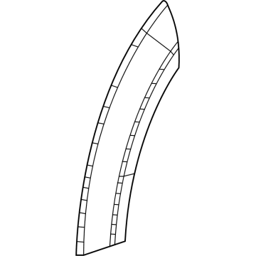 6TN32TZZAF Mopar Wheel Flare Molding Illustration 1 of 1